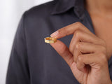 Gold Hexagon Band Ring