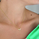 Gold Archangel Michael Necklace