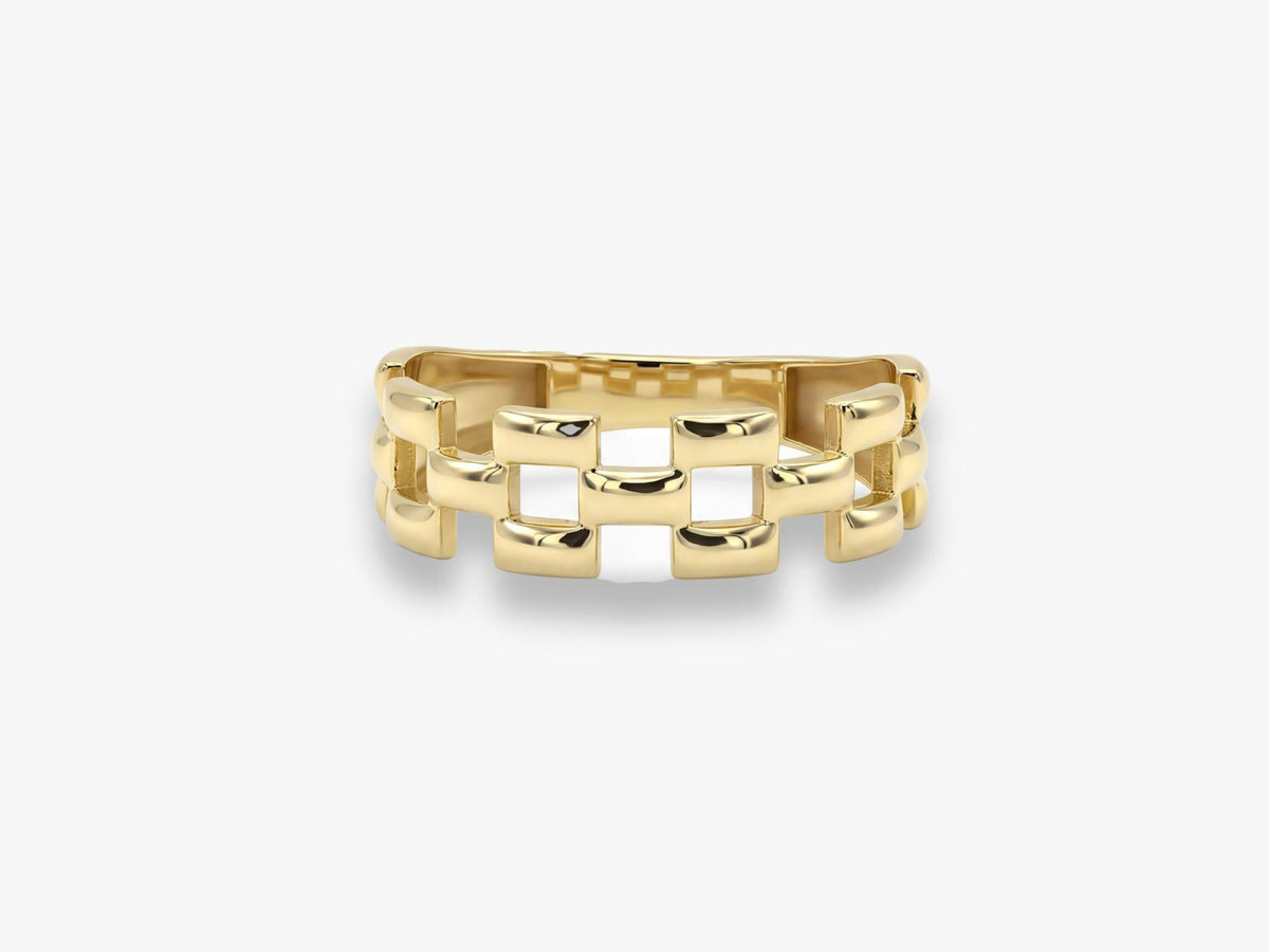 Gold Slim Band Ring