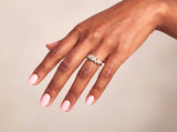 Marquise Lab Grown Diamond Leaf Ring in Gold