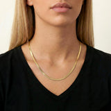 Gold Herringbone Chain