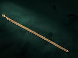 Solid Gold Flat Bracelet