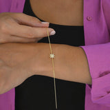 Diamond Polestar Bracelet in Gold