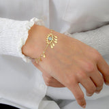 Gold Evil Eye Bracelet