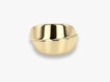 Modern Overlap Statement Gold Ring