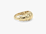 Gold Modern Dome Ring