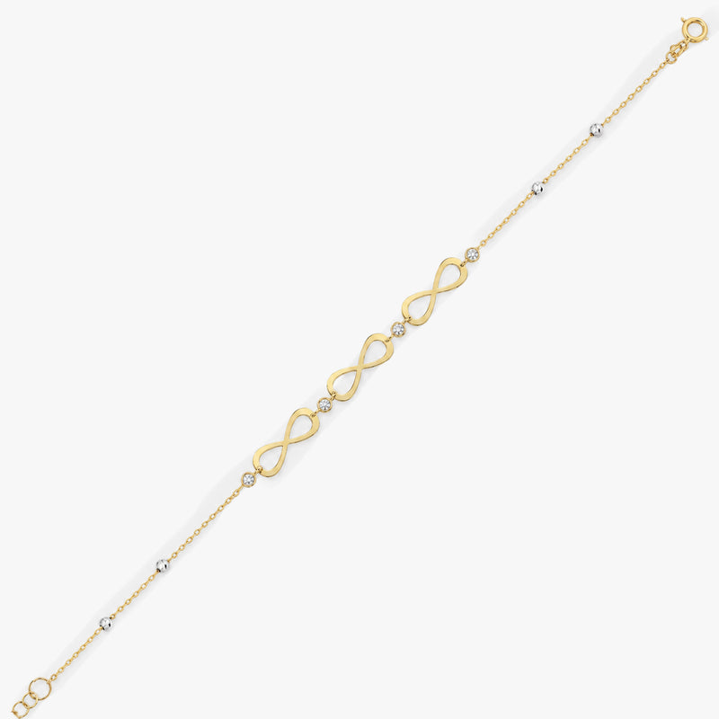 Gold Infinity Bracelet