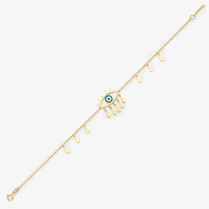 Gold Evil Eye Bracelet