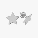 Gold Star Stud Earrings