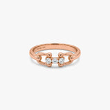 Gold Chain Diamond Ring