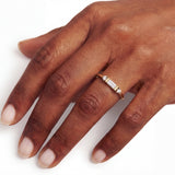 Baguette Diamond Trilogy Ring