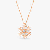 Gold Snowflake Necklace