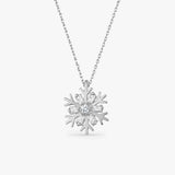 Gold Snowflake Necklace
