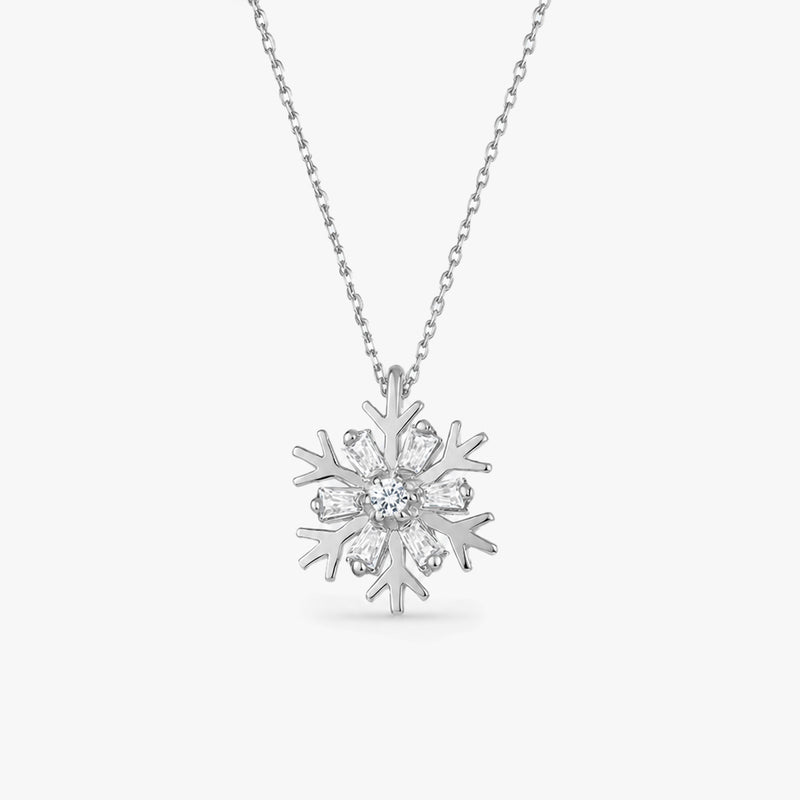 Gold Snowflake Necklace
