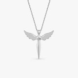Gold Archangel Michael Necklace