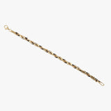 Geometric Pyramid Link Bracelet in Gold