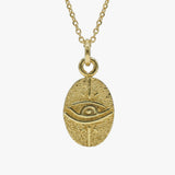 Gold Eye Pendant Necklace