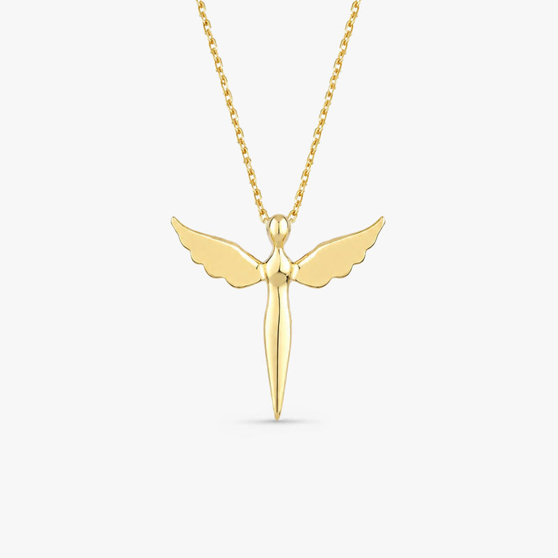 Gold Archangel Michael Necklace